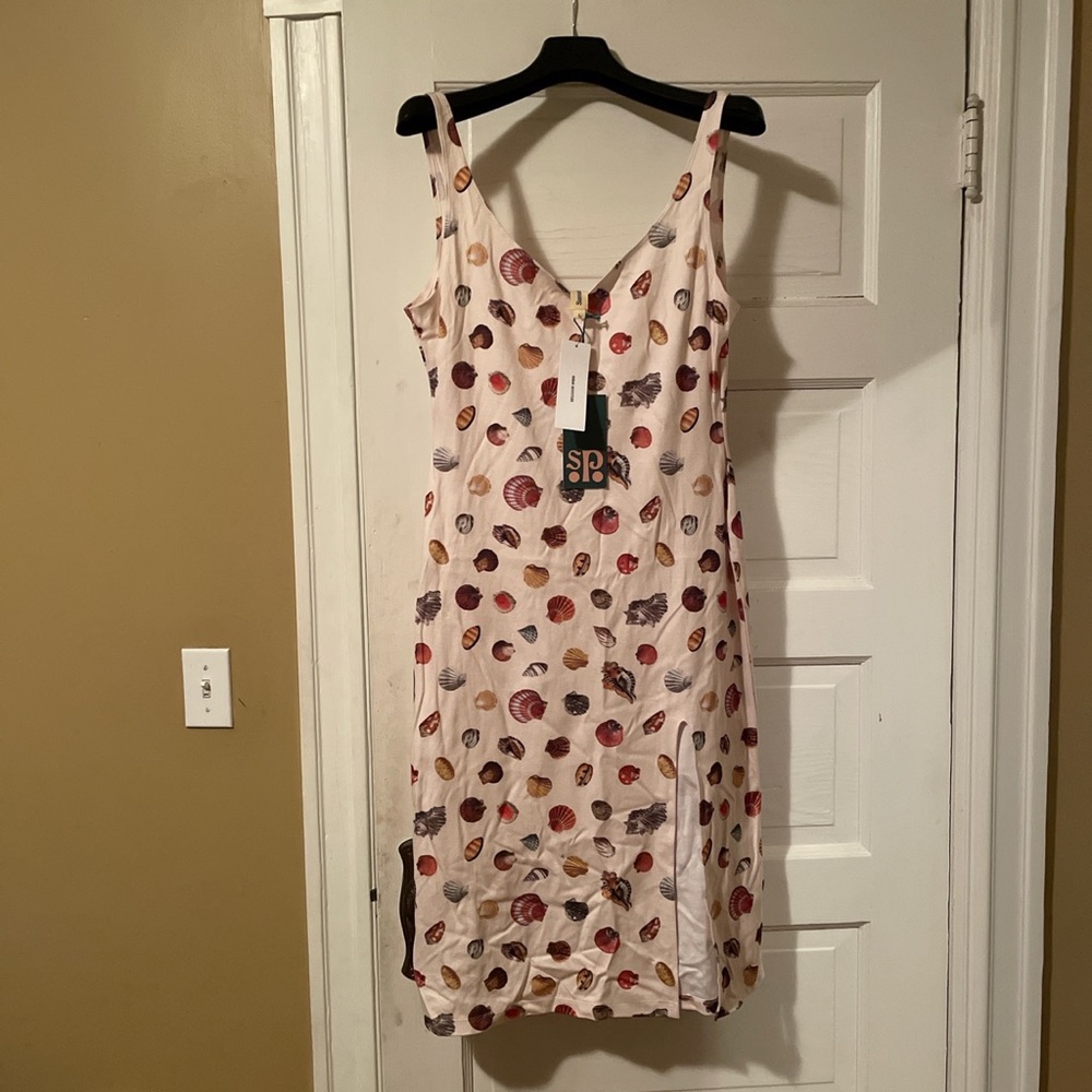 NWT Samantha Pleet seashell dress size large